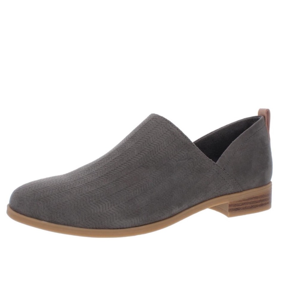 Dr. Scholls Ruler Taupe Gray Slip On Loafers Flats Women's Size 6.5